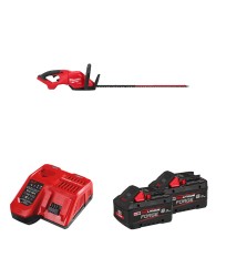 Taille haie 18V M18 FHET75G2-0 + 2 batteries Forge 18V 8 Ah + 1 Chargeur M12-18FC MILWAUKEE