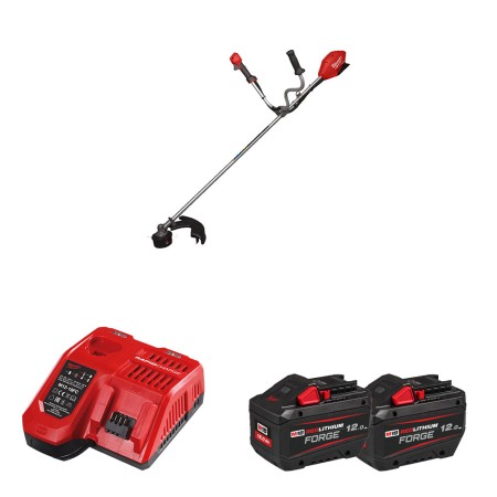 Débroussailleuse 18V M18 FBCU-0 + 2 batteries Forge 18V 12 Ah + 1 chargeur M12-18FC MILWAUKEE