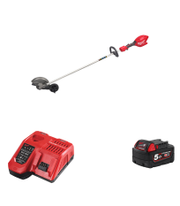 Dresse bordures 18V M18 FEDG + 1 batterie 18V 5Ah + 1 chargeur M12-18FC MILWAUKEE