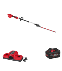 Taille haie sur perche 18V M18 FHETE22-0 + 1 batterie Forge 18V 8 Ah + 1 chargeur M18 DBSC MILWAUKEE