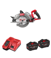 Scie circulaire avec poignée arrière Ø190mm 18V M18 FCSRH662-0 + 2 batteries Forge 18V 12Ah + 1 chargeur M12-18FC MILWAUK