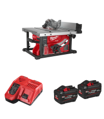 Scie sur table Ø210 mm 18V M18 FTS210-0 + 2 batteries FB 12 Ah + chargeur M12-18 FC MILWAUKEE