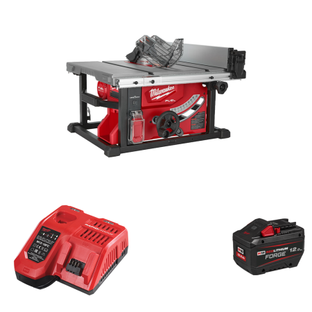 Scie sur table Ø210 mm 18V M18 FTS210-0 + 1 batterie FB 12 Ah + chargeur M12-18 FC MILWAUKEE