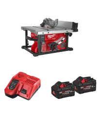 Scie sur table Ø210 mm 18V M18 FTS210-0 + 2 batteries FB 8 Ah + chargeur M12-18 FC MILWAUKEE