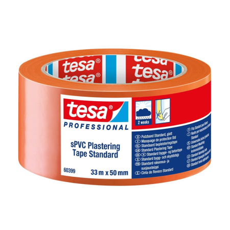 Ruban adhésif PVC "60399" orange 33M x 50MM TESA