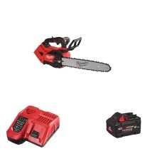 Tronçonneuse d'élagage 35 cm M18 FTHCHS35-0 + 1 batterie Forge 18V 8 Ah + chargeur M12-18 FC MILWAUKEE
