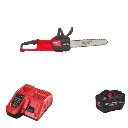 Tronçonneuse 35 cm M18 FCHS35-0 + 1 batterie Forge 18V 12 Ah + 1 chargeur M12-18FC MILWAUKEE