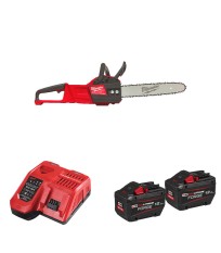 Tronçonneuse 35 cm M18 FCHS35-0 + 2 batteries Forge 18V 12 Ah + 1 chargeur M12-18FC MILWAUKEE