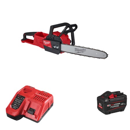Tronçonneuse 18V M18 FCHS-0 + 1 batterie Forge 18V 5 Ah + chargeur M12-18FC MILWAUKEE