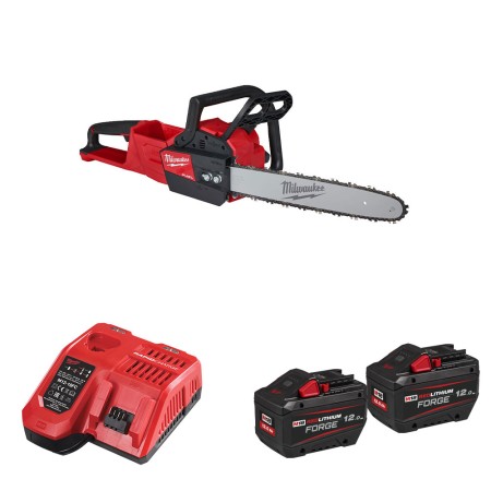 Tronçonneuse 18V M18 FCHS-0 + 2 batteries Forge 18V 5 Ah + chargeur M12-18FC MILWAUKEE