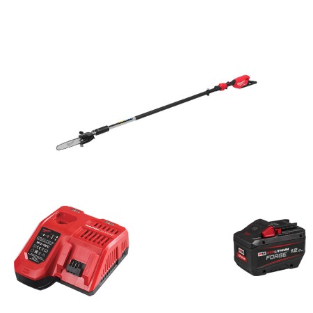 Tronçonneuse d'élagage télescopique M18 FTPS30-0 + 1 batterie Forge 18V 12 Ah + 1 chargeur M12-18 FC MILWAUKEE