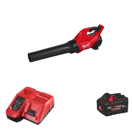 Souffleur 18V M18 FBLG3-0 + 1 batterie Forge 18V 8 Ah + 1 chargeur M12-18 FC MILWAUKEE