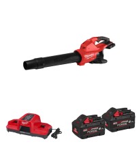 Souffleur 36V M18 F2BL-0 + 2 batteries Forge 18V 8 Ah + 1 chargeur double M18 DBSC MILWAUKEE