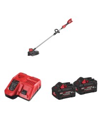 Débroussailleuse 18V M18 BLLT-0 + 2 batteries Forge 18V 8 Ah + Chargeur M12-18 FC MILWAUKEE