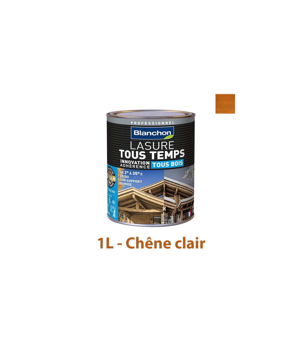 Lasure "Tous Temps" Chêne clair 1L BLANCHON