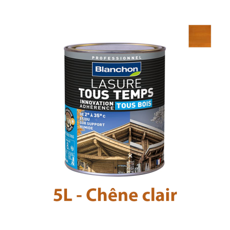 Lasure "Tous Temps" Chêne clair 5L BLANCHON