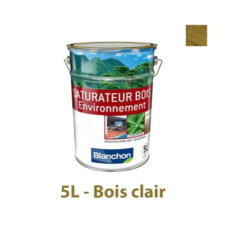 Saturateur Bois Environnement Bois clair 5L BLANCHON