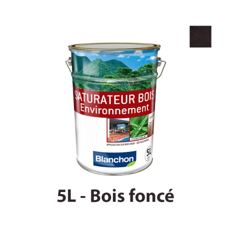 Saturateur Bois Environnement Bois foncé 5L BLANCHON