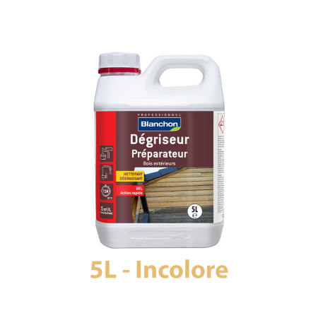 Dégriseur Préparateur pour bois extérieur 5L BLANCHON