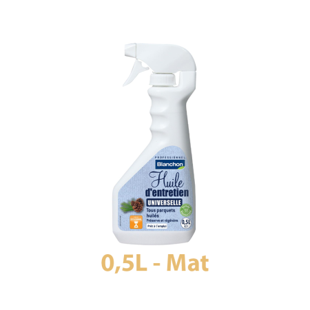 Huile d'entretien universelle Biosourcée Mat 0,5L BLANCHON