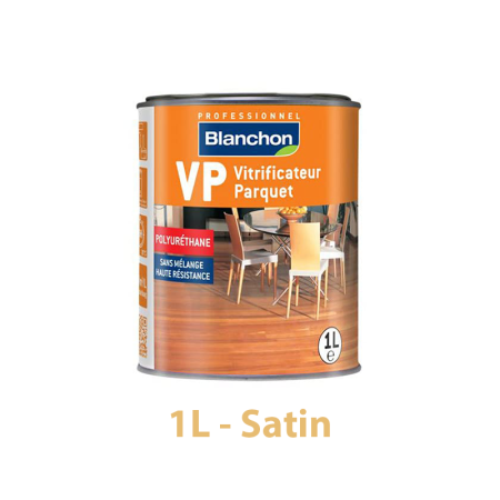 Vitrificateur Parquet VP haute résistance Satin 1L BlANCHON