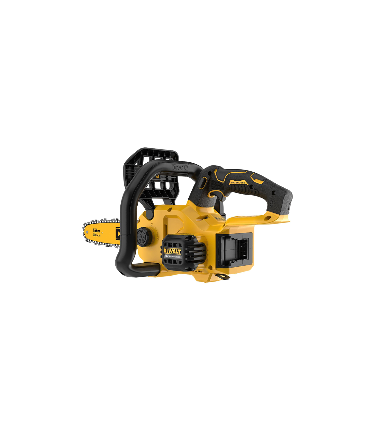 Tronçonneuse 18V 30cm DCMCS565N-XJ + 2 batteries 18V 5 Ah + chargeur DCB1104-QW DEWALT
