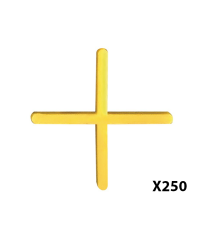 Lot de 250 croisillons à faïence 2MM Jaune TALIAPLAST
