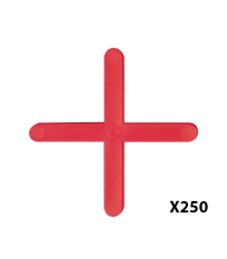 Lot de 250 croisillons à faïence 3MM Rouge TALIAPLAST
