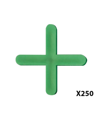 Lot de 250 croisillons à faïence 4MM Vert TALIAPLAST