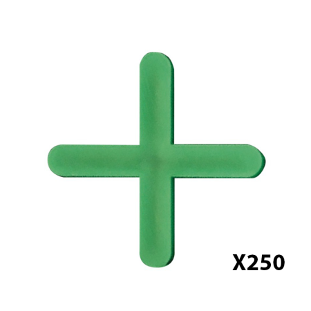 Lot de 250 croisillons à faïence 4MM Vert TALIAPLAST