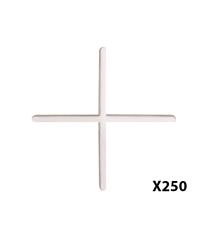 Lot de 250 croisillons à faïence 1,5MM Blanc TALIAPLAST