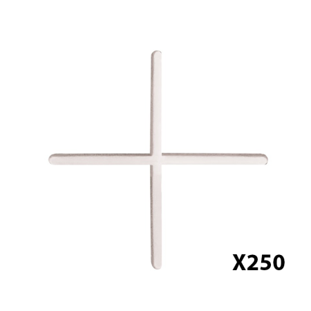 Lot de 250 croisillons à faïence 1,5MM Blanc TALIAPLAST