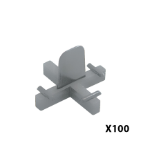 Lot de 100 croisillons carrelage et faïence récupérables 2MM TALIAPLAST