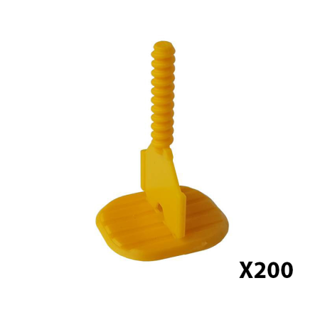 Lot de 200 croisillons auto-nivelants linéaires 2MM TALIAPLAST