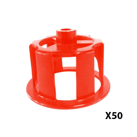 Lot de 50 têtes à visser rapides pour carreaux 3-30MM TALIAPLAST