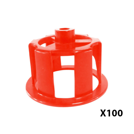 Lot de 100 têtes à visser rapides pour carreaux 3-30MM TALIAPLAST