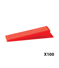 Lot de 100 cales pour brides auto-nivelantes TALIAPLAST