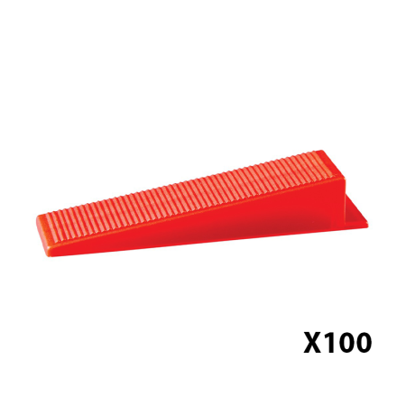 Lot de 100 cales pour brides auto-nivelantes TALIAPLAST