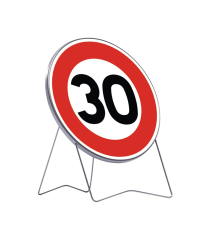 Panneau B14 850 C1 limitation de vitesse 30km/h TALIAPLAST