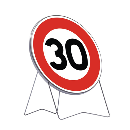 Panneau B14 850 C1 limitation de vitesse 30km/h TALIAPLAST