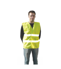Gilet jaune classe 2 double ceinture XL TALIAPLAST