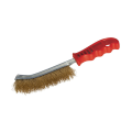 Brosse métallique convexe manche plastique TALIAPLAST
