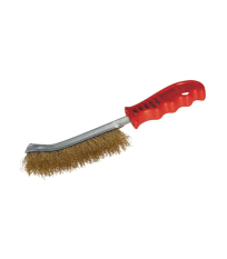 Brosse métallique convexe manche plastique TALIAPLAST