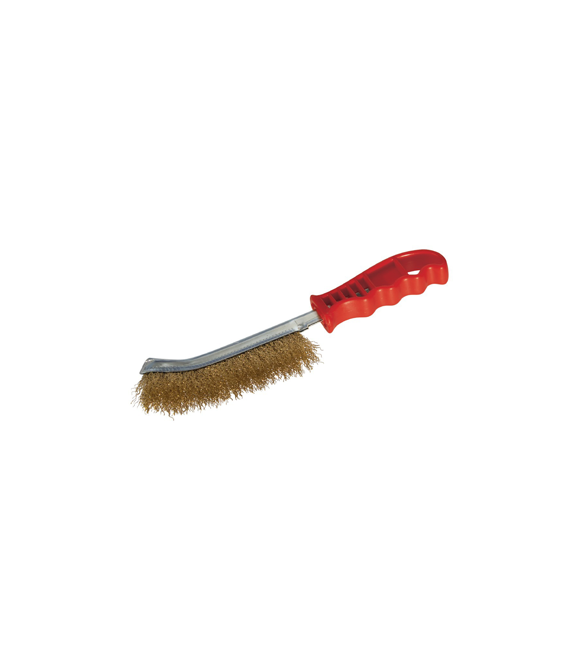 Brosse métallique convexe manche plastique TALIAPLAST