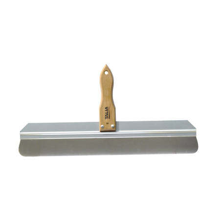Couteau à enduire inox 60CM bords arrondis poignée bois TALIAPLAST