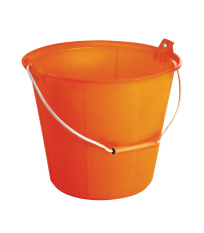 Seau PRO taliaFLUO Orange 13L poignée et ergots TALIAPLAST
