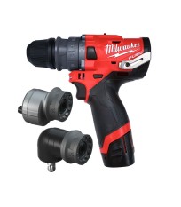 Perceuse visseuse à percussion 6en1 M12 FPDXKIT-0X MILWAUKEE