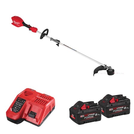 Kit combi coupe-bordure 18V M18 FOPHLTKIT2-0 + 2 batteries FB 8 Ah + chargeur M12-18 FC MILWAUKEE