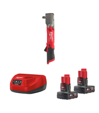 Boulonneuse d'angle ½″ M12 FRAIWF12-0 + 2 batteries 4 Ah 12 V + chargeur C12C MILWAUKEE