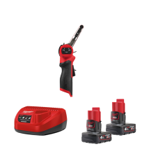 Ponceuse à bande 12V M12 FBFL10-0 + 2 batteries 4 Ah 12 V + chargeur C12C MILWAUKEE